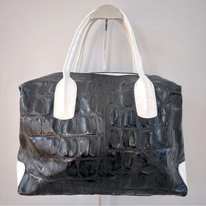 Borse In Pelle Large Leather Tote Satchel Crossbody Bag Made in Italy